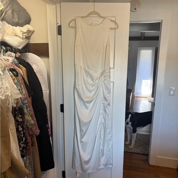 NWT Abercrombie Draped Skirt Maxi Dress - Picture 2 of 5